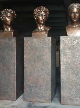 欧式客厅创意装饰头像雕塑摆件