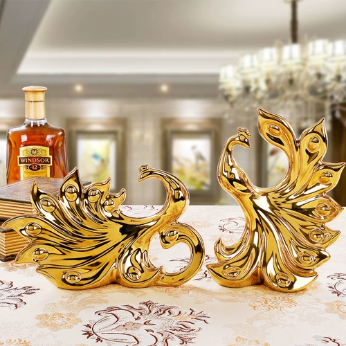 Небольшой Феникс, аксессуар, китайский стиль, золото и серебро