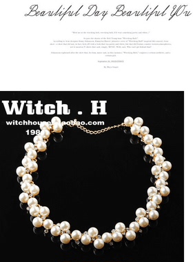 夏季新娘结婚品可配三件珍珠项链