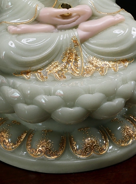 汉白玉释迦牟尼佛像家用供奉