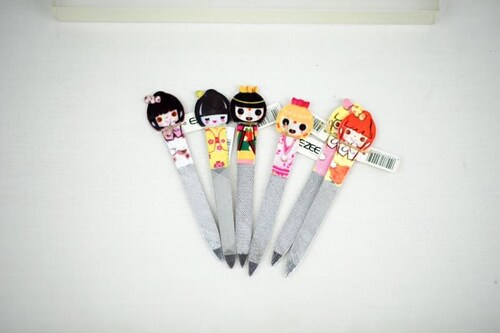 HB3品牌艺妓不锈钢指甲锉美甲工具指甲打磨条1把价 - 图1
