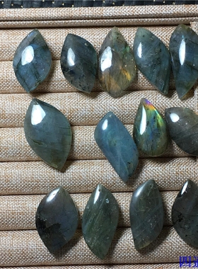 纯天然拉长石水晶饰品吊坠项链