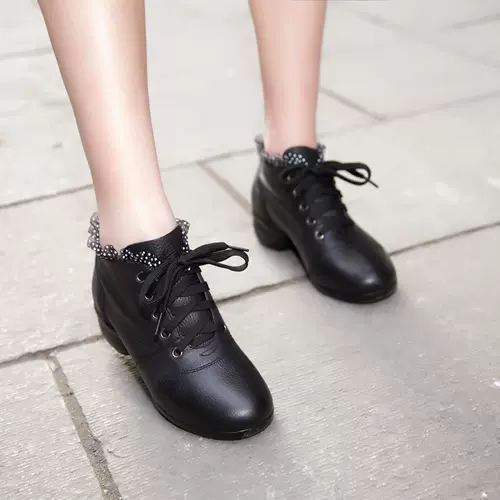 Танцующие туфли, современная спортивная обувь, из натуральной кожи, мягкая подошва