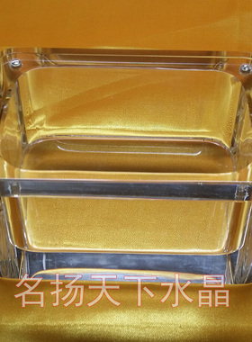 水晶玻璃沉香挂件包装盒定制