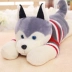 Siberian Husky Doll Dog Plush Toy Girl Doll Doll Cute Lazy Ngủ Gối Cô gái Hàn Quốc - Đồ chơi mềm