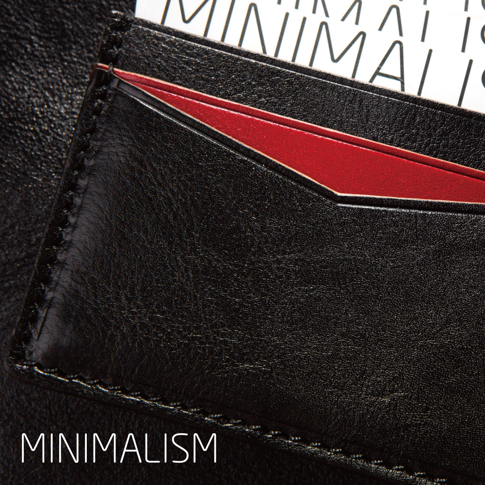 2019新款极简主义头层牛皮零钱包 minimalism简礼卡包