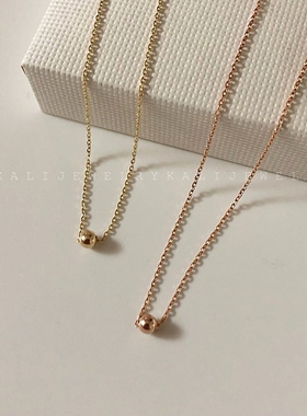 美国玫瑰包金INS同款项链