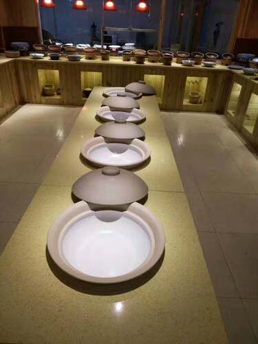 超大砂锅炖锅土菜馆酒店特色餐具明档煨菜特大炖钵大容量汤锅商用 - 图1