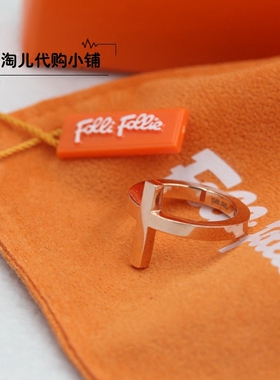 轻奢时尚 饰品 两色十字架戒指女士指环