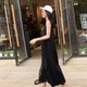 Modal Summer Fat Loose Slim Solid Color Vest Long Skirt