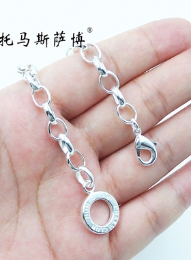 托马斯萨博纯银高档龙虾扣小吊坠