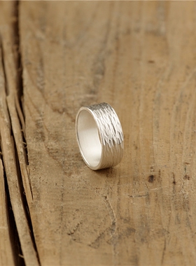 纯手工定做戒指复古原创刻字