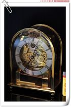 Top German antique bell eight-tone clock-Kennens home small seconds needle mechanical clock to hit the lettering bell (full permeable)