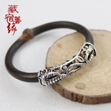 Изогнутая трубка из провинции Юньнань, браслет, бирюзовый аксессуар из воскового агата, аксессуары