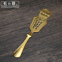 Name instrumental bitter Ewine spoons bitter Espoons Bitter Spoon Bars Filter Bitter Ai Wine Square Sugar Leaking Spoon Filter Ice Filter filter