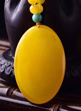 手工打磨聚财吊坠项链包邮新品