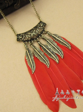 潮流韩国气质百搭风镂空长毛衣链