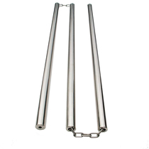 123 Double-section stick variant stainless steel tri-stick flat mouth performance diameter 22-three screensticks