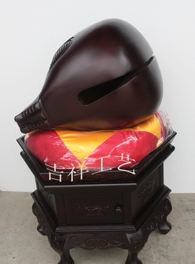 博缘品牌木鱼工厂店法器桂柚木鱼+榆木架子底座一套鱼雕12--28寸