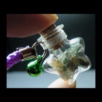 Wish Bottle SS4110CB2 * Ping An Bottle Drift Bottle * Green Ghost Gravel Hsu Willing Bottle (2 3cm4g)