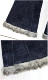 J2017 mùa đông mới của phụ nữ thời trang siêu nhỏ khâu nhỏ quần denim sang trọng giặt quần dài 5602253 - Quần jean quần giả váy Quần jean