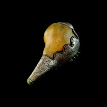 Nepali Boutique Method Snail Right-handed White Pharaonic Handmade Bag Pure Silver Can Blow Louder