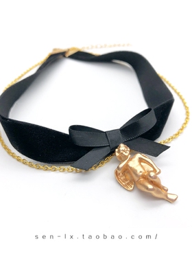 项圈原创巴洛克十字架宫廷复古