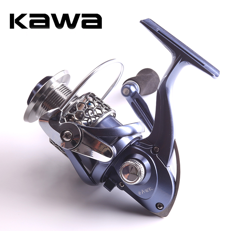 KAWA新款HAWK紡車輪全金屬捲線器路亞輪海釣漁線輪耐磨防腐蝕