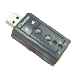 Компьютерная внешняя USB Sound Card Simulation 7.1 Sound Card Независимая звуковая карта Бесплатный диск USB вращающаяся гарнитура смешанная звуковая карта