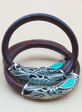 无节西藏野生情侣银款鸡血藤