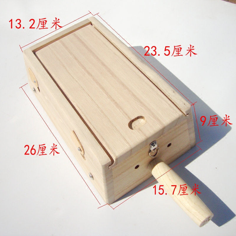 诗情艾意木制实木8孔艾柱温灸盒艾灸盒背部 腰部肚子专用艾绒器 - 图0