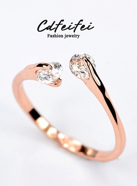 开口装饰饰品日韩学生百搭戒指