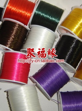 弹力线穿手链水晶绳牛皮筋松紧线diy手工手珠手串绳星月菩提串珠