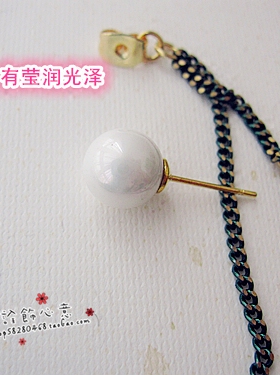 花纹水滴AB版不对称长短款耳环