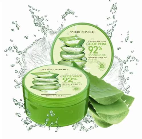 韓國正品Nature Republic自然樂園蘆薈膠補水面膜