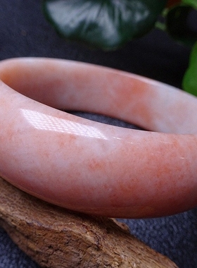 三彩包邮拉长石碧玺海纹玉手镯