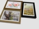 Tranh kim cương Cross-Stitch 裱 khung ảnh tùy chỉnh môi trường khung thêu ruy băng khung tranh sơn dầu kỹ thuật số - Kính