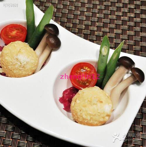 鸿昶食品素食爱之素芥末乳酪球 200g素宴奶素奶酪馅火锅营养丸子 - 图0