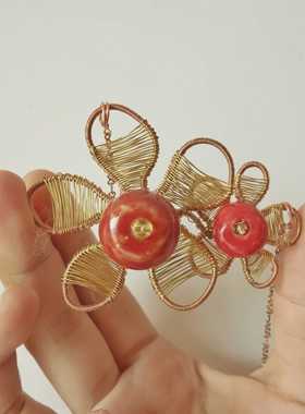 艺术手工绕线钢丝订做首饰品定制