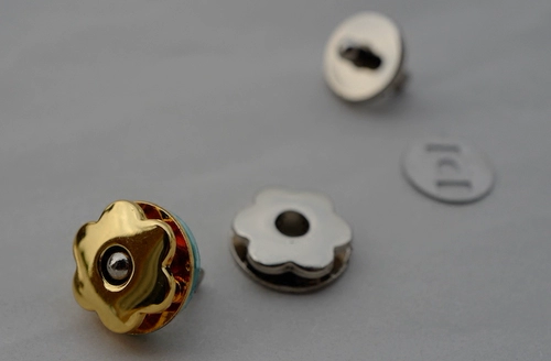 Япония импортированная никелевая декоративная магнитная пряжка Сильная всасывание (круглый/цветок) золото/никель цвет