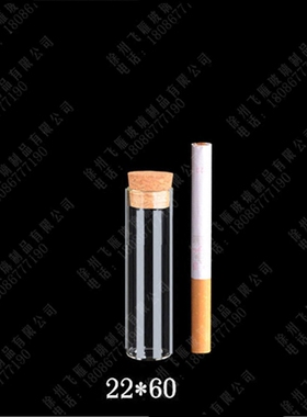 小号透明试管木塞瓶新品