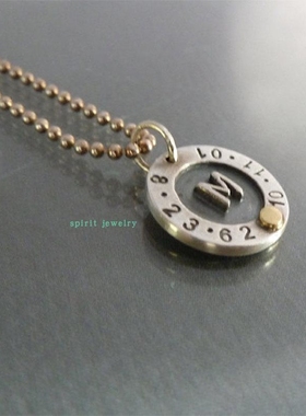 字母14k金手工欧美吊坠新品特价