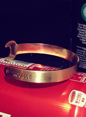 欧美风复古怀旧银色钛钢情侣手镯