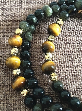 黑曜石泰国佛牌毛衣项链可定制