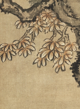 沈铨受天百禄图高清国画走兽临摹彩色画稿工笔鹿微喷丝绢画心仿古