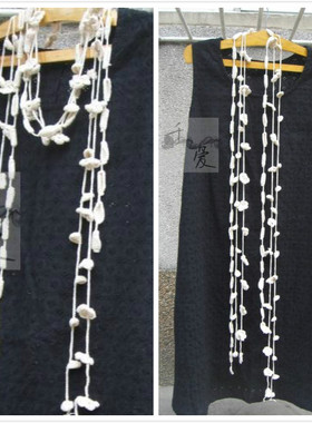 例外项链手工钩花无有腰带素色