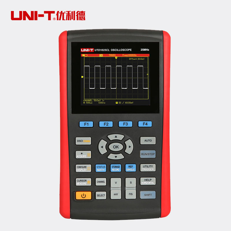 优利德手持示波器便携式双通道数字示波器汽修万用表高精度示波表