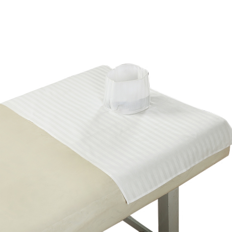 美容院专用床头全棉洞巾按摩床单带洞有趴巾推拿床罩洞垫一次性