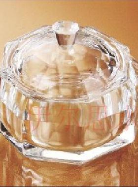 新款玻璃燕窝通透八角装饰器皿