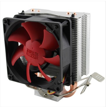 超頻三紅海mini CPU風扇靜音 775 1155 AMD CPU散熱器 純銅熱管